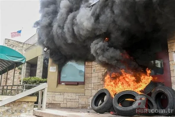 Honduras’ta protestocular ABD elçilik binasının kapısına dayandı 1