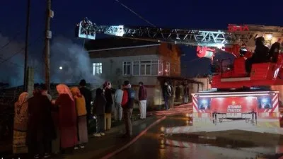 İstanbul’da gecekondu yangını