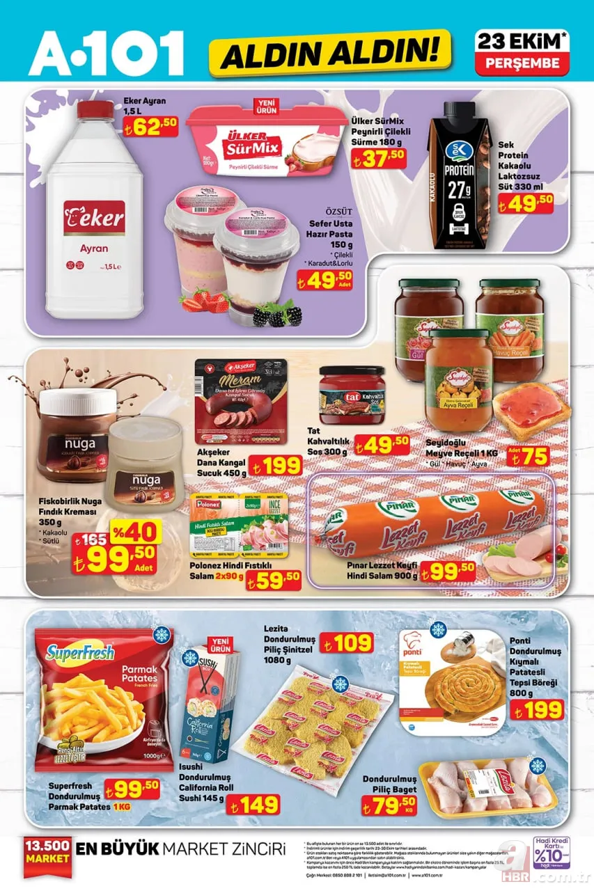 23 Ekim A101 aktüel kataloğu satışta: Yaz kış kamp yapanlara fırsat ürünler A101’de! Portatif ocak ve termos 999 TL 2