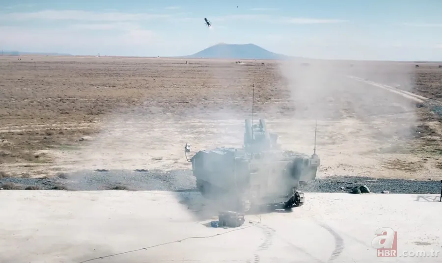 Türkiye'nin tank avcısı milli füzeyle vurdu 6