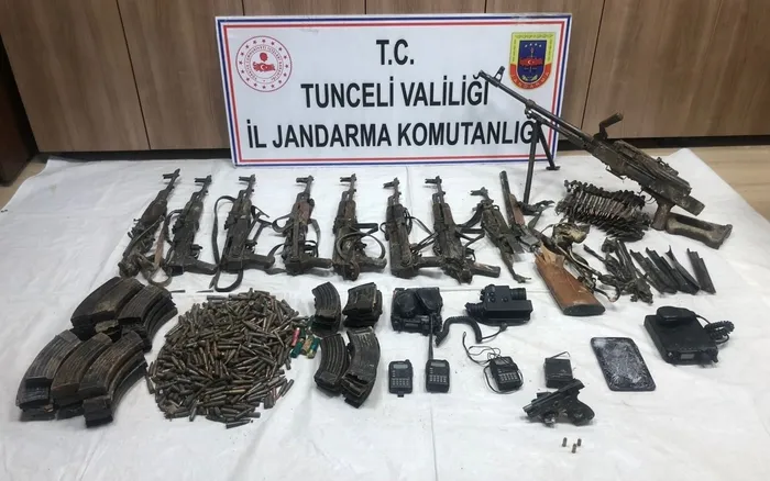 Son dakika: Tunceli’de PKK’ya ait 6 sığınak imha edildi
