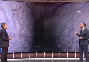 YPG araçların girebildiği tünel kazmış