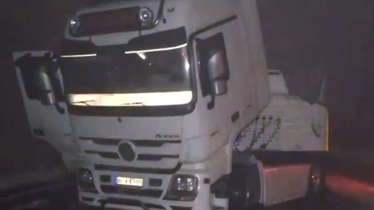 Şanlıurfa'da zincirleme felaket! 7 TIR birbirine girdi: 2 yaralı | A Haber bölgede