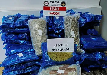 Yalova’da uyuşturucu operasyonu