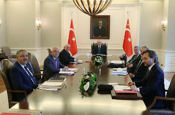 Son dakika: Cumhurbaşkanlığı Yüksek İstişare Kurulu Başkan Erdoğan liderliğinde toplandı - 3