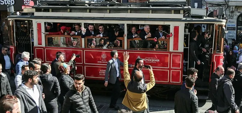 Yıldırım, Beyoğlu'nda esnafı ziyaret etti