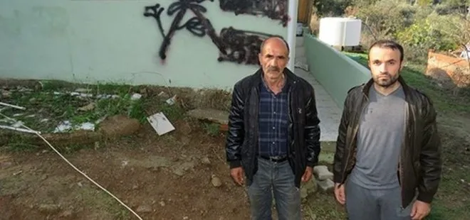 İzmir’de evlerine Defol Alevi yazılan aile: Olay belediyeyle yaşadığımız tartışmadan sonra oldu