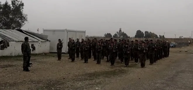Terör örgütü PKK’nın Sincar’daki kampları görüntülendi