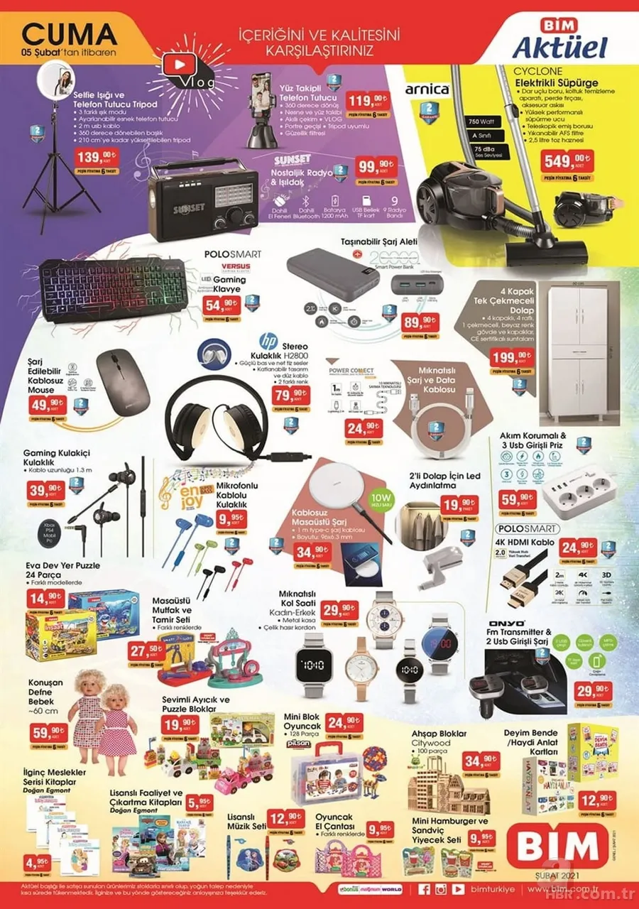 5 Şubat BİM aktüel ürünler kataloğu! BİM 5 Şubat aktüel ürünler kataloğu! Fırsatlar... 4