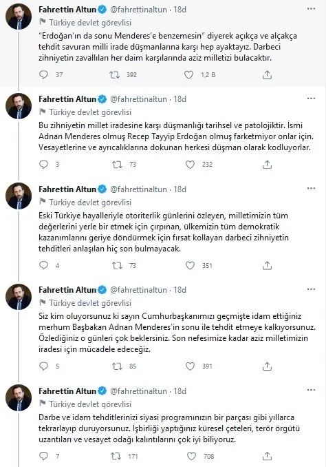 iletisim-baskani-fahrettin-altundan-baskan-erdogani-tehdit-eden-chpli-altaya-tepki-1618965215769.jpg İletişim Başkanı Fahrettin Altun'dan Başkan Erdoğan'ı tehdit eden CHP'li Altay'a tepki - 1