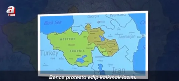 Yabancı profesörün harita provokasyonu tutmadı: Türkiye topraklarını Ermenistan sınırları içinde gösterdi! Türk vatandaşlarından tepki - 5