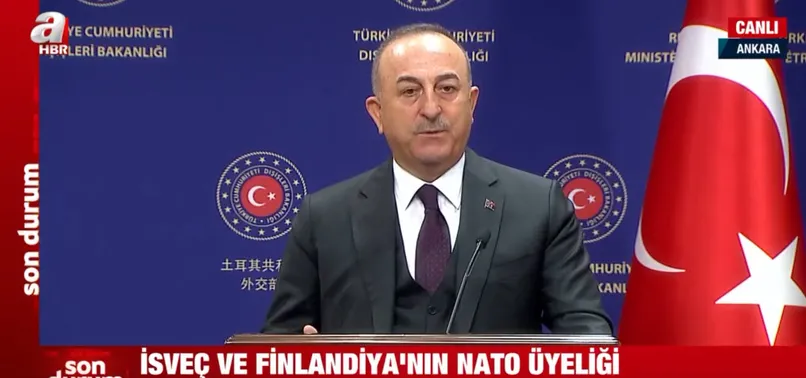 Son dakika: Türkiye'den İsveç ve Finlandiya'ya NATO üyeliği mesajı! Her gün PKK paçavralarıyla provokasyon yapılıyor