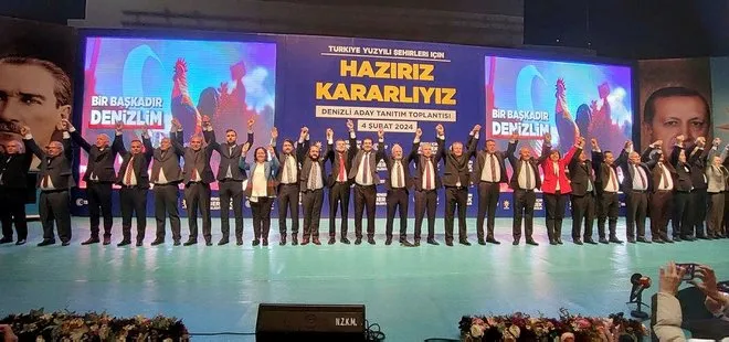 Cumhur İttifakı’nın Denizli’deki ilçe belediye başkan adayları belli oldu