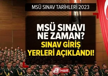 MSÜ sınavı ne zaman? Milli Savunma Üniversitesi sınav giriş belgesi sorgulama ekranı! ÖSYM MSÜ sınav tarihleri 2023!
