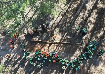 Aydın'da ormancılardan tatbikat
