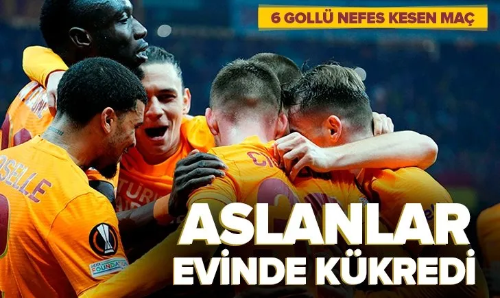 Aslanlar evinde kükredi! Galatasaray 4-2 Marsilya UEFA Avrupa Ligi maç sonucu - ÖZET