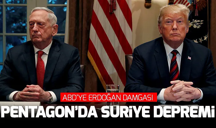 Pentagon’da Suriye depremi!