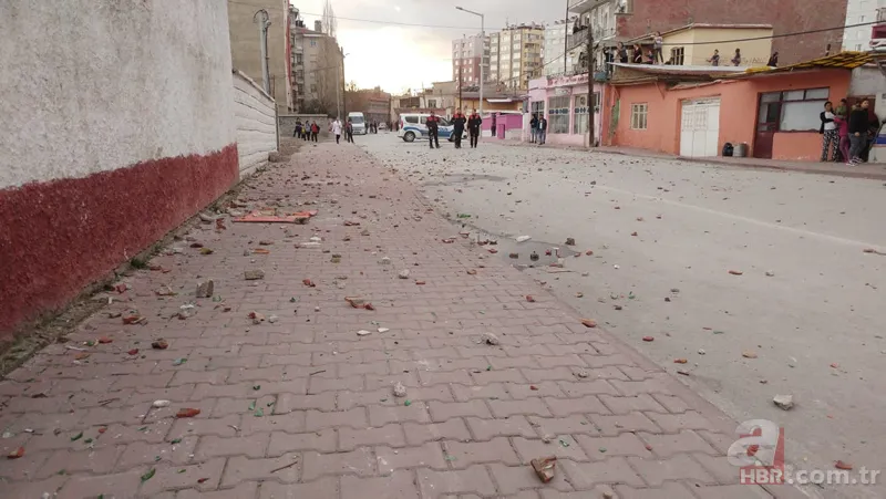 Konya'da iki aile sokak ortasında birbirine girdi 6