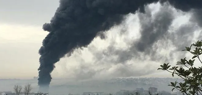 Son dakika: İstanbul’da fabrika yangını