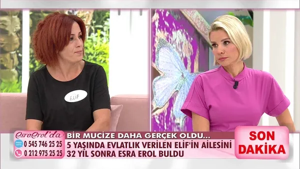 Türkiye Elif’i konuştu! 32 yıl sonra ailesini Esra Erol'da buldu - 1