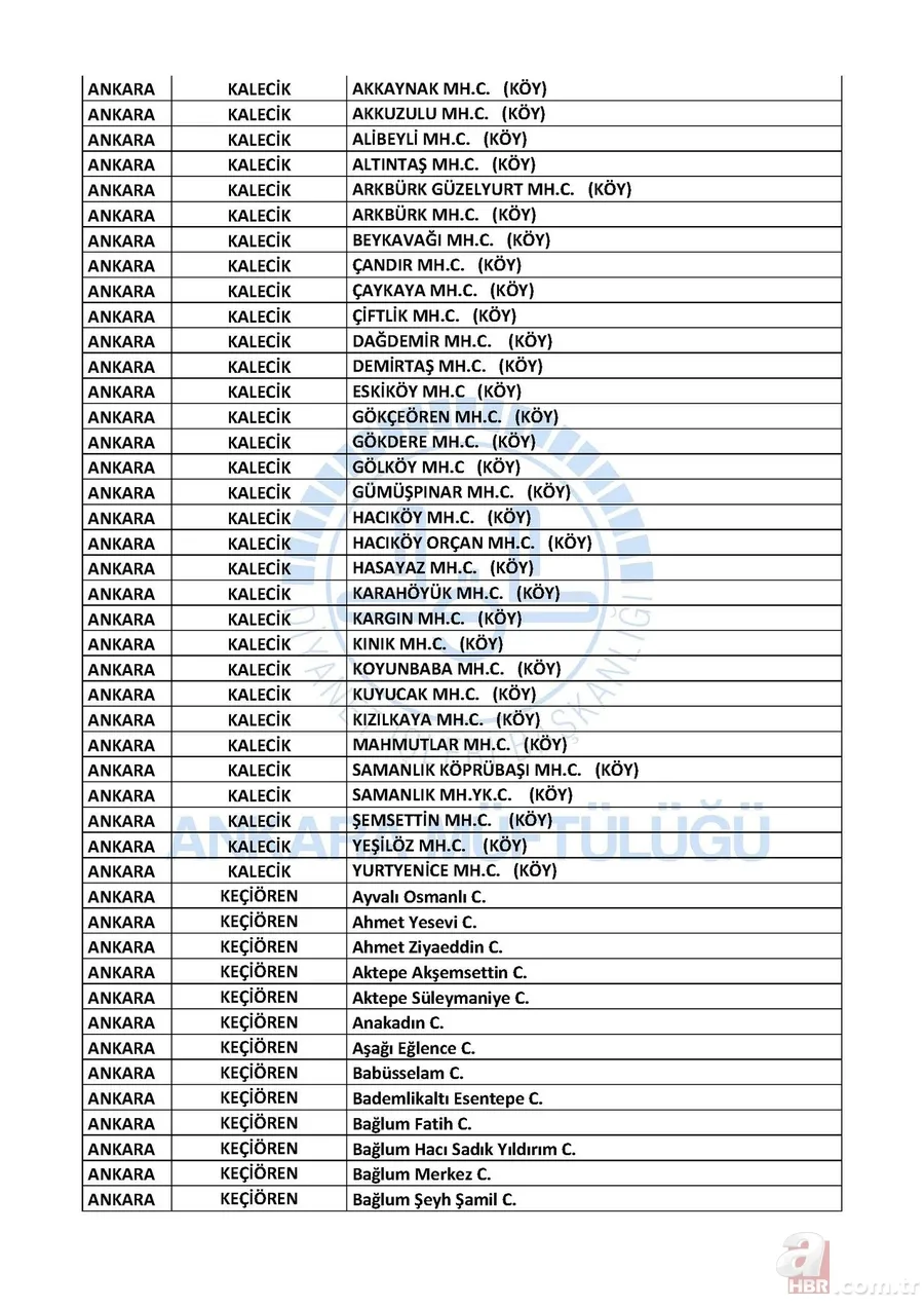 Ankara, İstanbul ve İzmir'de cuma namazı kılınacak camiler açıklandı 24
