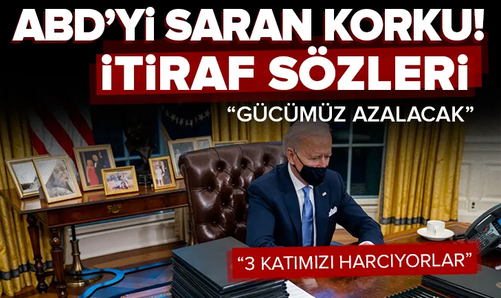 ABDyi korku sardı! Flaş Çin itirafı