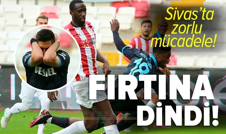 Sivasspor 0-0 Trabzonspor MAÇ SONUCU ÖZET