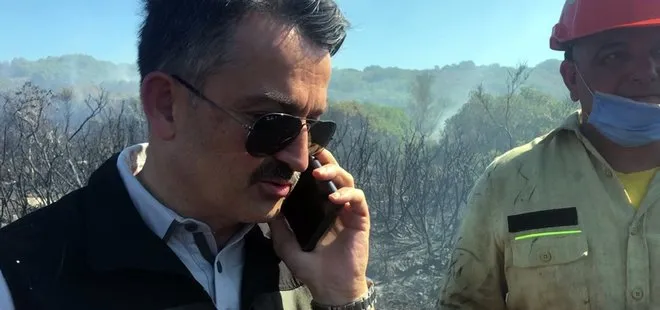 Başkan Erdoğan’dan İzmir’deki yangınla mücadele eden işçilere moral telefonu