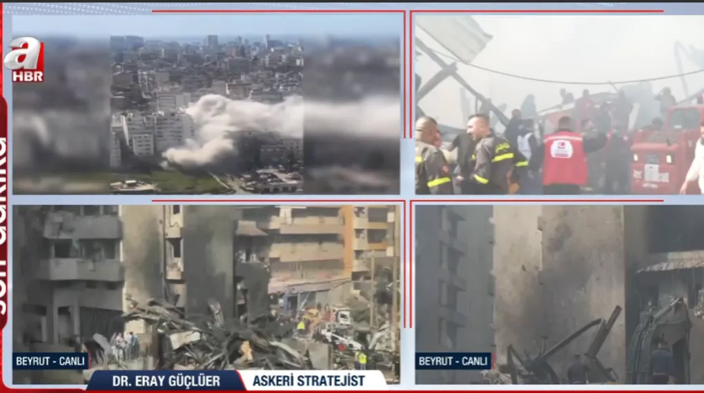 İsrail'den Beyrut'a kanlı saldırı