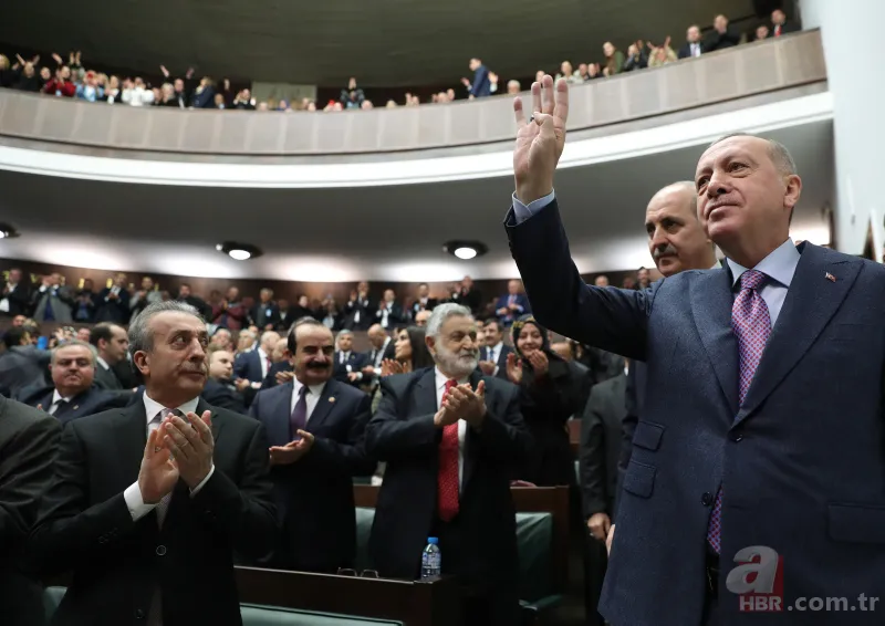 Başkan Erdoğan partilileri selamladı! O anlar böyle görüntülendi... 20