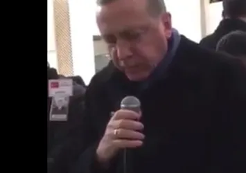 Erdoğan şehit cenazesinde Kur'an-ı Kerim okudu