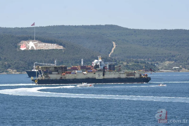 Karadeniz gazı için geldi! Castoro 10 Çanakkale Boğazı'ndan geçti 12