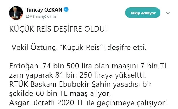 CHP ve FETÖ’nün iftiralarına RTÜK Başkanı Ebubekir Şahin’den sert yanıt