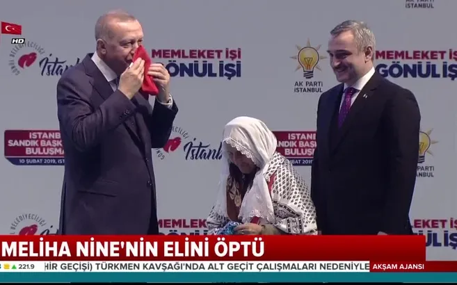 Meliha Nine ile Başkan Erdoğan buluştu