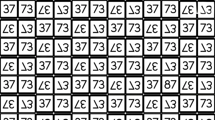 Zeka testi: Sadece gerçek bir matematik dehası tek farklı sayıyı 5 saniyede bulabiliyor