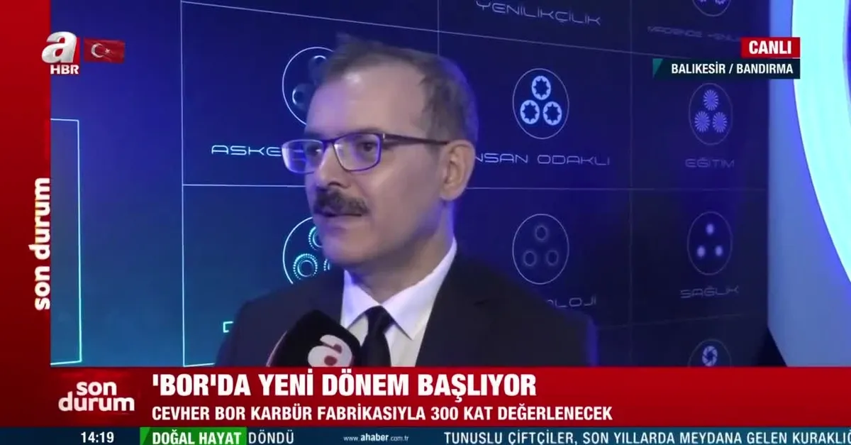Borda yeni dönem başlıyor! Bor Araştırma Enstitüsü Başkanı Prof. Dr. Abdulkerim Yörükoğlu A Haber'de anlattı