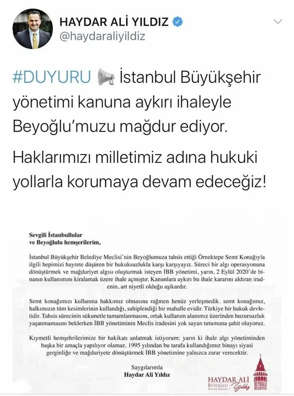 Ekrem İmamoğlu’ndan hukuksuz ihale! CHP’li İBB yönetimi o bölgeyi ihaleye çıkarıyor