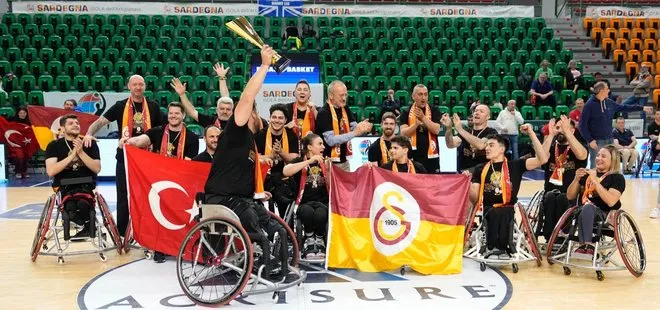Galatasaray Avrupa şampiyonu! Tekerlekli Sandalye Erkek Basketbol için gurur günü