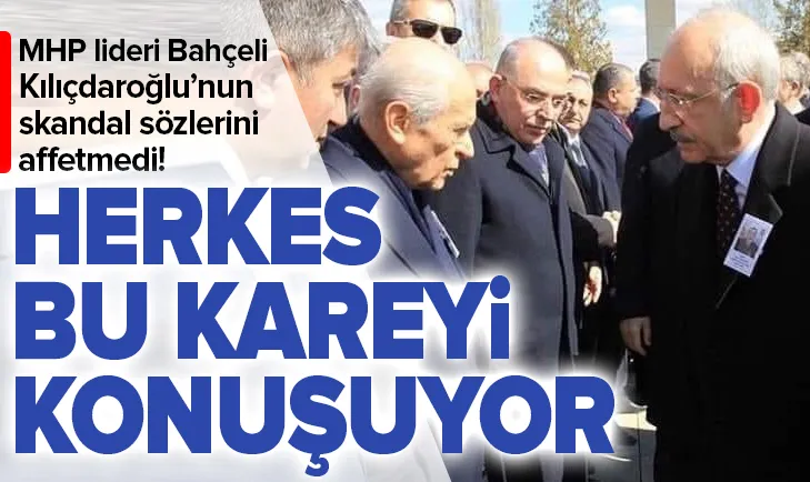 Bahçeli, Kılıçdaroğlu'na elini uzatmadı!. ile ilgili görsel sonucu
