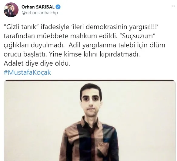 Can Dündar ve CHP'li isimler Savcı Selim Kiraz'ın katili Mustafa Koçak'a sahip çıktı - 1