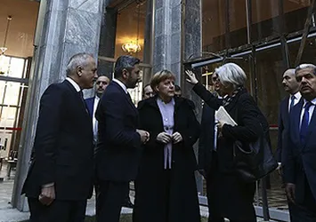 Merkel TBMM'yi ziyaret etti