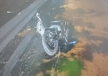 Bursa'da motosiklet kazasında 1 ölü!
