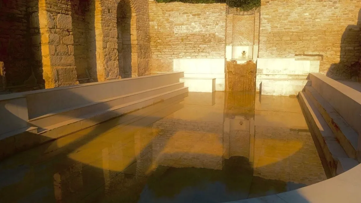 Tarihi Roma hamamında 1900 yıl sonra yeniden su aktı