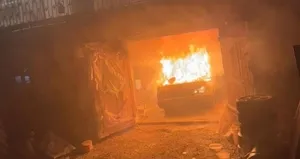 LPG tesisatı patladı alev topuna döndü!