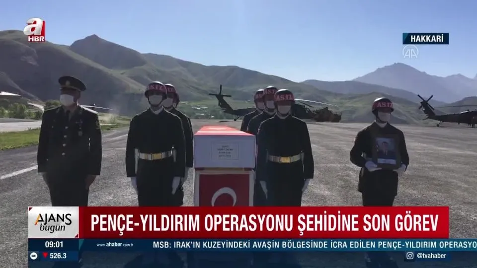 Son dakika: Pençe-Yıldırım şehidi Piyade Uzman Çavuş Samet Şeker’e son görev