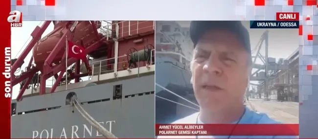 Tahıl yüklenen ilk geminin kaptanı A Haber’de! Tahıl sevkiyatı ne zaman başlıyor?