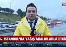 İstanbul'da yağış aralıklarla etkili! Trafik yoğunluğu artıyor