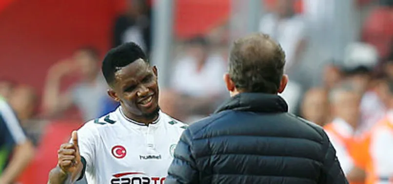 Sergen Yalçın'dan Eto'o'ya destek