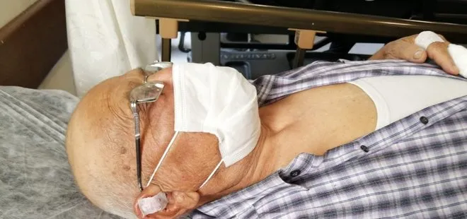 Antalya’da akrabasının cenezasine giden yaşlı adam sopayla acımasızca dövüldü