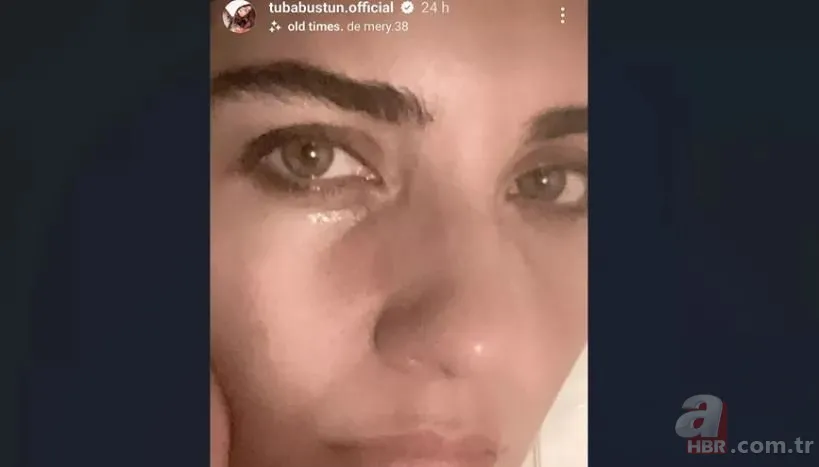 Tuba Büyüküstün'den gözü yaşlı selfie! Kimse ne olduğunu anlamadı 2